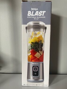 Brand new no tag unopened box  Ninja Portable Personal Blender in Gray and Clear